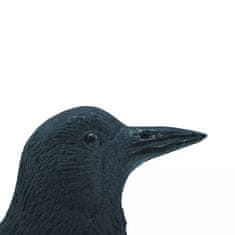 Vidaxl Ubbink figurica krokarja, črna, 27 cm, 1382523