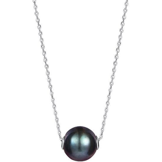 JwL Luxury Pearls Ženska ogrlica iz pravega črnega tahitskega bisera JL0582 (veriga, obesek)