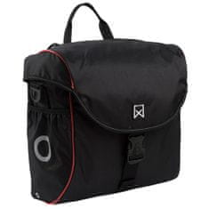 Vidaxl Willex Kolesarska torba, 19 l, črna/rdeča, 16005