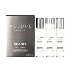 Chanel Allure Homme Sport Eau Extreme - EDP náplň (3 x 20 ml)