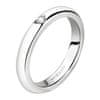 Jeklen prstan s kristali Love Rings SNA46 (Obseg 56 mm)