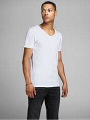 Jack&Jones Moška majica JJEBASIC V-NECK TEE 12059219 OPT WHITE (Velikost M)