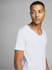 Jack&Jones Moška majica JJEBASIC V-NECK TEE 12059219 OPT WHITE (Velikost M)