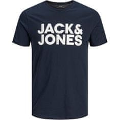 Jack&Jones JJECORP moška majica 12151955 Navy Blaze r Slim (Velikost M)