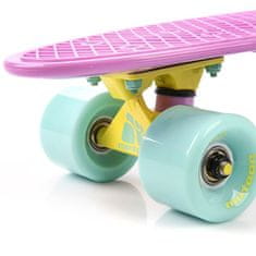 MTR Pennyboard deska 56 cm AL truck, roza-mint S-106