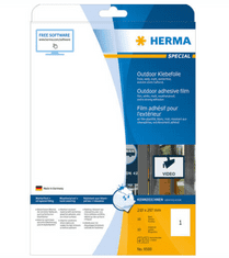 Herma 9500 etikete, vodoodporne, zunanje, 210 x 297 mm, bele, 10/1