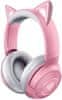 Razer Kraken BT Kitty gaming slušalke, roza