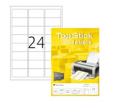 Herma Top Stick 8777 etikete, 64 x 34 mm, bele, 100/1