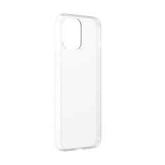 BASEUS ovitek iz matiranega stekla, togo ohišje s prilagodljivim okvirjem za iphone 12 mini white (wiapiph54n-ws02)