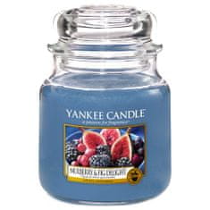 Yankee Candle Sveča v steklenem kozarcu , Okusne murve in fige, 410 g