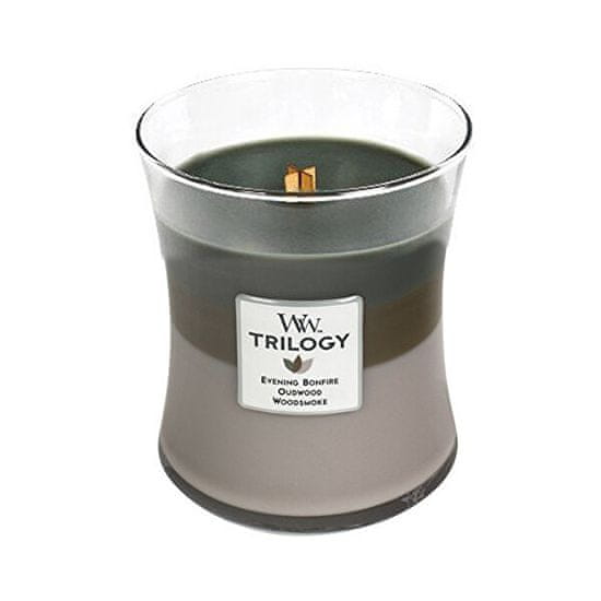 Woodwick Dišeča vaza za sveče medij Trilogy Cosy Cabin 275 g