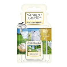 Yankee Candle Osvežilec avtomobila , Čisti bombaž, 1x oznaka