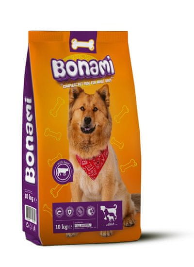 Bonami briketi za pse, z govedino, 10 kg