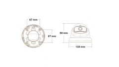 Secutek  SLG-LPDSHTC200F - AHD dome kamera 4v1