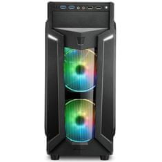 Sharkoon VG6-W RGB, midi ATX