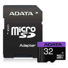 A-Data Premier microSDHC spominska kartica, 32 GB + SD adapter