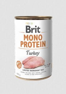  Brit Mono Protein mokra hrana za pse, kunec, 400 g, 6 kos  