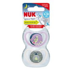 Nuk Happy Nights 6-18m 2pcs/BOX deklica - 6-18m