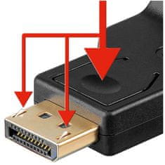 Goobay DisplayPort / VGA adapter, črn