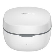 slomart baseus encok wm01 tws brezžične slušalke bluetooth v ušesih 5.3 white nadgrajena različica (ngtw240002)