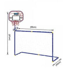Merco otroški set 2 v 1, košarka in nogomet