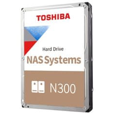 Toshiba N300 NAS trdi disk, 6 TB, SATA 3 (HDWN160UZSVA)