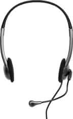 Port Designs Connect Stereo headset slušalke z mikrofonom, črne