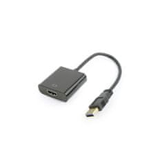 CABLEXPERT Adapter USB na HDMI, črn