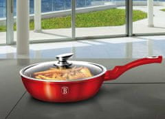 Berlingerhaus Granitna ponev 24 cm Red Metallic Line Bh-1259