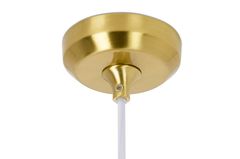 KINGHOME ARTE viseča svetilka belo-zlata - aluminij, kovina