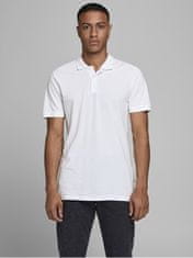 Jack&Jones Moška polo triko Slim Fit JJEBASIC 12136516 White (Velikost L)