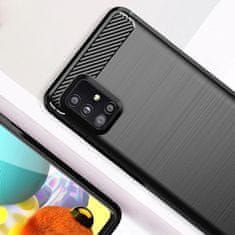 slomart carbon case fleksibilen tpu ovitek za samsung galaxy m31s moder