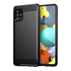 slomart carbon case fleksibilen tpu ovitek za samsung galaxy m31s črn