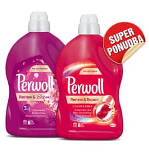 Perwoll set Renew & Blossom + Renew & Repair Color