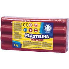 Astra Plastelin 1kg temno roza, 303111008