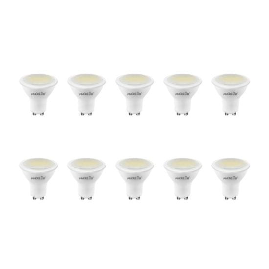 MAX-LED 10x LED žarnica - sijalka GU10 5W (40W) 410lm nevtralno bela 4500K