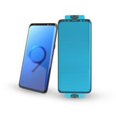 HURTEL Kaljeno steklo za zaslon z okvirjem Samsung Galaxy S21+ 5G 3D Edge Nano Flexi Glass črno