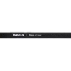 BASEUS Organizator kablov Velcro trak 1m črn