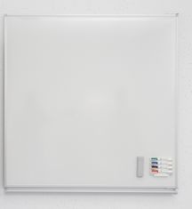TIP Table bela, magnetna, emajlirana, 120 x 240 cm, ALU okvir