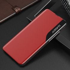 slomart eco leather view case elegantna knjižna torbica s stojalom za samsung galaxy note 10 rdeča