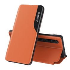 slomart Eko usnje view case elegantno ohišje s prevleko in funkcijo stojala xiaomi mi 10t / xiaomi mi 10t pro orange