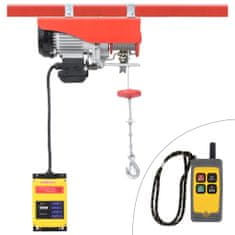 Vidaxl Električno dvigalo z daljinskim upravljalnikom 1000W 300/600kg