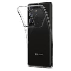 Spigen Liquid Crystal silikonski ovitek za Samsung Galaxy S21 Ultra, prozoren