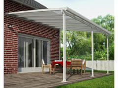 Palram NADSTREŠEK ZA TERASO FERIA PATIO COVER, 4x4,25, bela/transparent