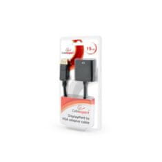 CABLEXPERT Adapter DisplayPort na VGA, črn, blister