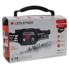 LEDLENSER H19R Signature svetilka, naglavna, polnilna, črna