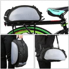 MG Bicycle Pannier torbica za kolo pod sedežem 13L, črna