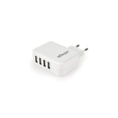 Energenie Polnilec 4xUSB 3.1A bel