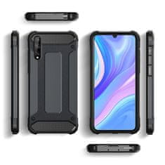 slomart hybrid armor case tough rugged cover za huawei p smart s / y8p črn