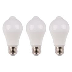 Avide 3x SMART LED sijalka E27 A60 10W 4000K s PIR senzorjem